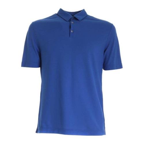 Polo Shirt Zanone , Blue , Heren