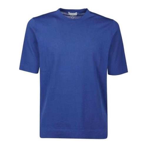 T-shirt vlakte Ballantyne , Blue , Heren