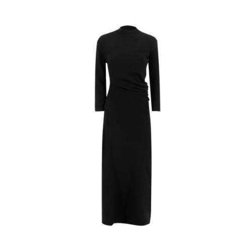 Lichtgewicht Kasjmier Jurk Loro Piana , Black , Dames