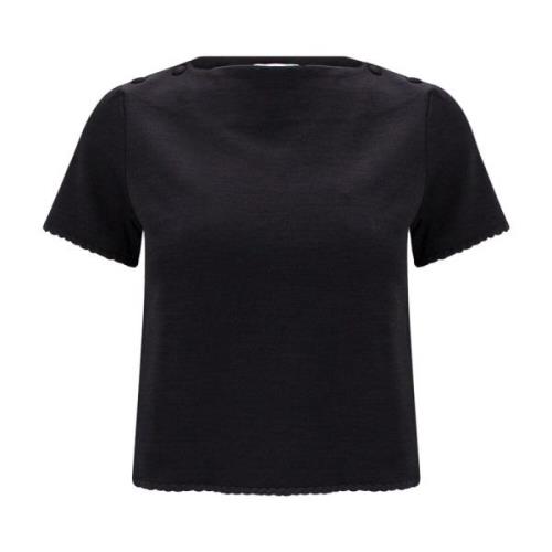 T-Shirts Thom Browne , Black , Dames