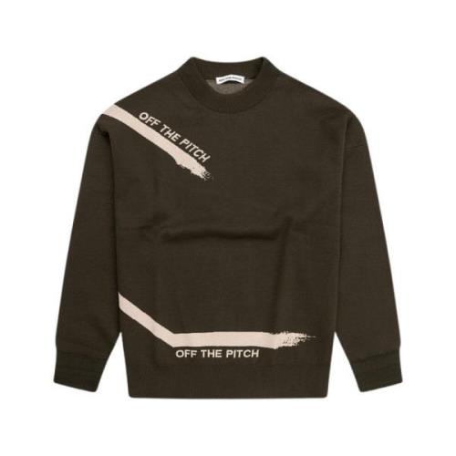 Off The Pitch Direction Jacquard Sweater Heren Groen Off The Pitch , G...