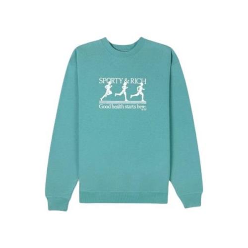 Klassieke Sweatshirt Sporty & Rich , Green , Unisex