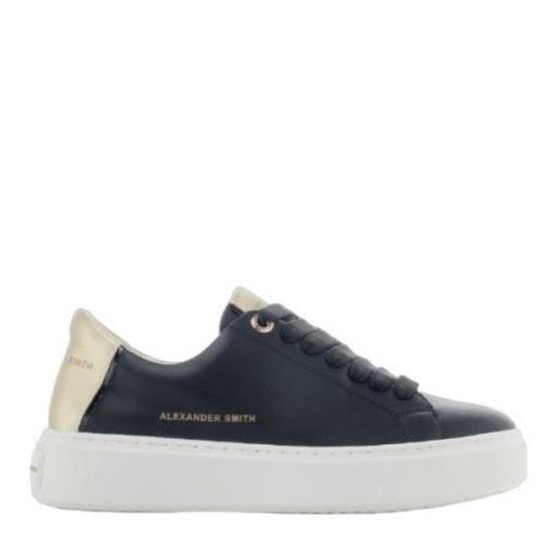 N1D 02Bgd.blk Gold Lage Sneakers Alexander Smith , Black , Dames