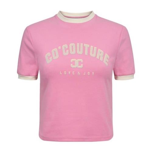 Edgecc Tee Toppe T-Shirts 33014 Bubblegum Co'Couture , Pink , Dames