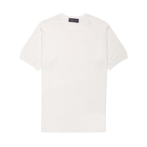 Trui met ronde hals Brooks Brothers , White , Heren