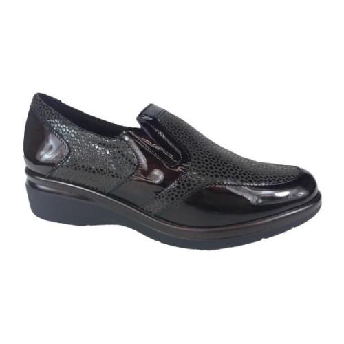 Stijlvolle dames loafers Pitillos , Black , Dames