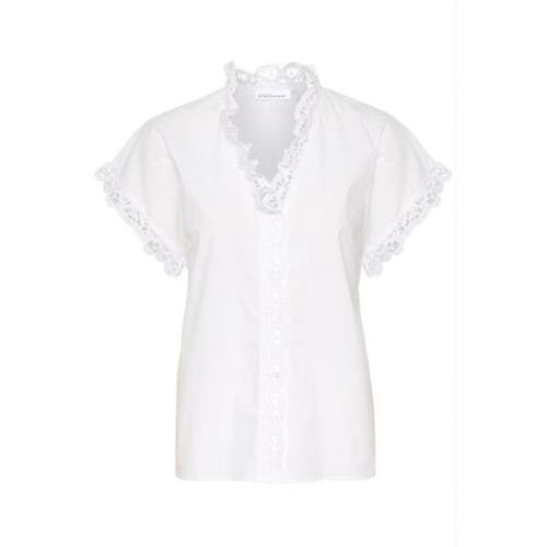 Caliopekb Blouse 10103864 Karen by Simonsen , White , Dames