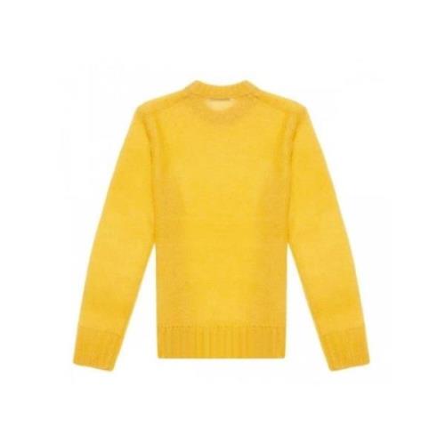 Truien met ronde hals Acne Studios , Yellow , Dames