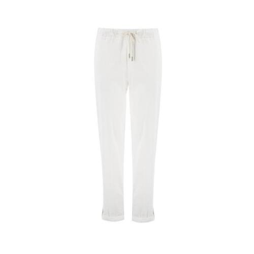 Straight Trousers Panicale , White , Dames