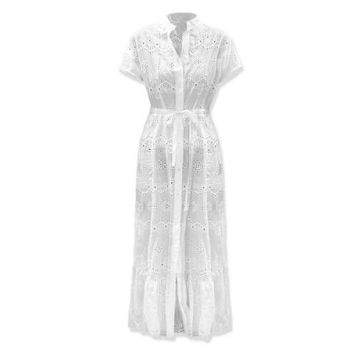 Maxi Jurk MC2 Saint Barth , White , Dames