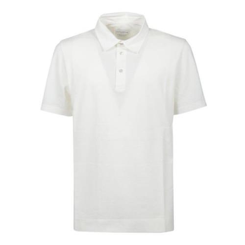 Polo shirt met korte mouwen Ballantyne , White , Heren