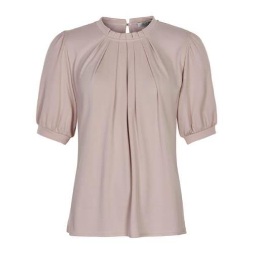 Stoffige Roze Blouse IN Front , Pink , Dames