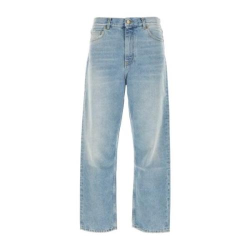 Klassieke Denim Straight Jeans Alanui , Blue , Heren