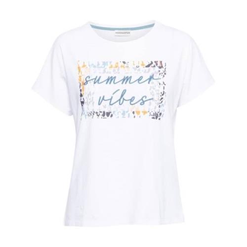 T-shirt &Co Woman , White , Dames
