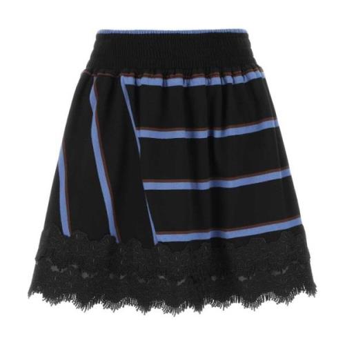 Short Skirts Koché , Black , Dames