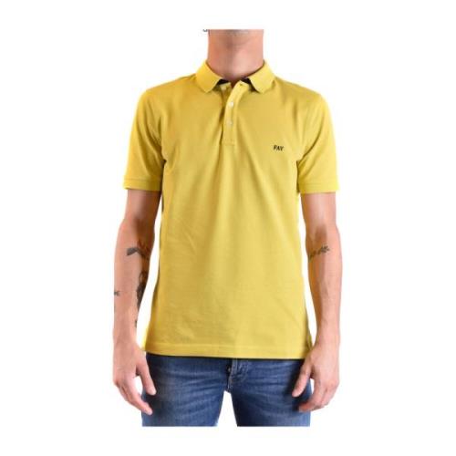 Poloshirt Fay , Yellow , Heren