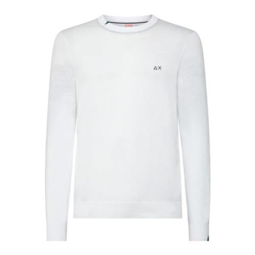 Comfortabele en stijlvolle heren sweatshirt Sun68 , White , Heren