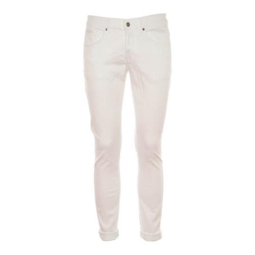 Moderne Witte Skinny Jeans Dondup , White , Heren
