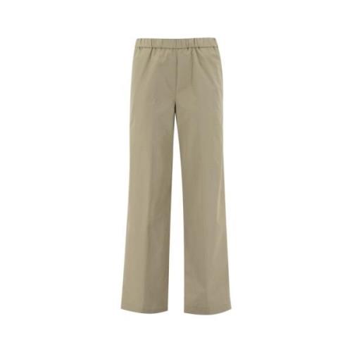 Straight Leg Chino`s voor Vrouwen Aspesi , Green , Dames