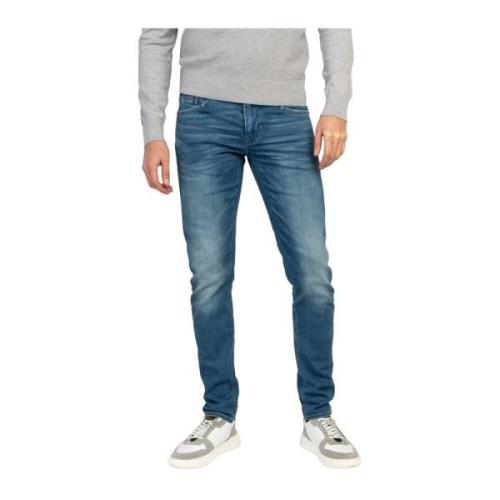 Grijze Linkerhand Tailwheel Skinny Jeans PME Legend , Blue , Heren