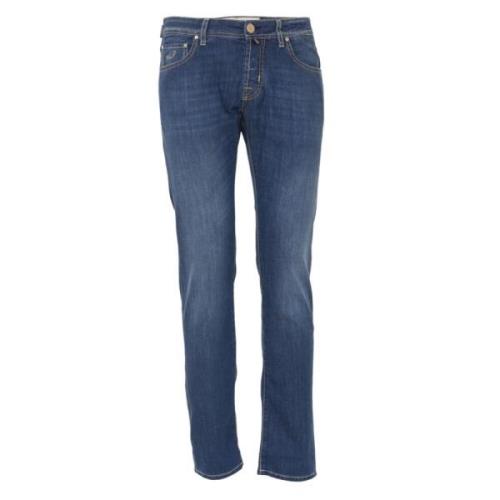 Super Slim Fit Jeans - Maat 34, Kleur: Donkerblauw Jacob Cohën , Blue ...