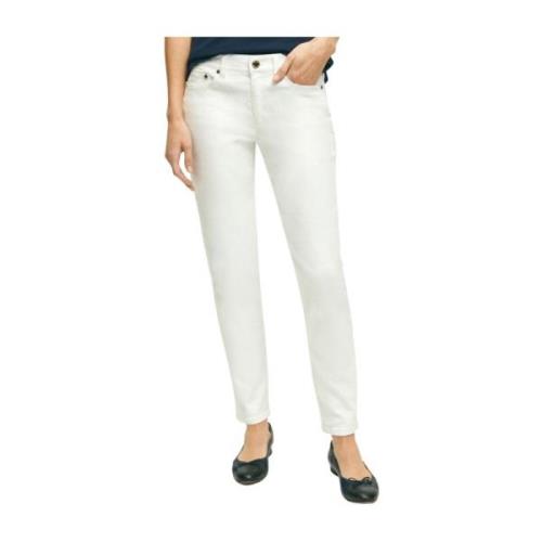 Slim-fit Jeans Brooks Brothers , White , Dames