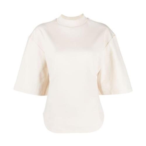 507 Ivory T-Shirt voor vrouwen The Attico , Beige , Dames