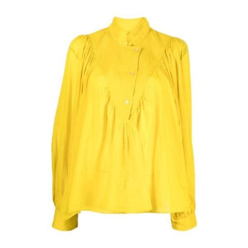 Blouse & overhemd Forte Forte , Yellow , Dames