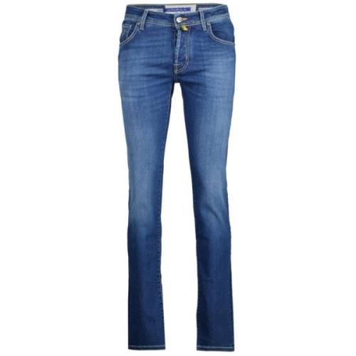 Moderne Slim-Fit Jeans Jacob Cohën , Blue , Heren