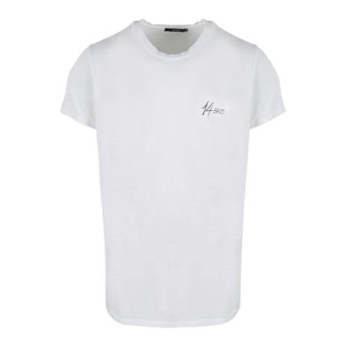 T-Shirts 14 Bros , White , Heren
