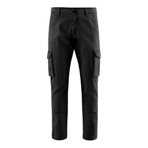 Tapered Trousers BomBoogie , Black , Heren