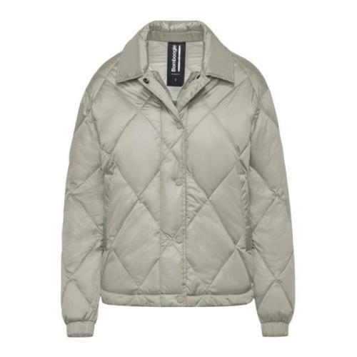 Down Jackets BomBoogie , Gray , Dames