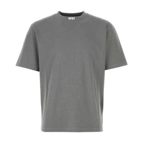 Oversized Grijs Katoenen T-Shirt Heron Preston , Gray , Heren