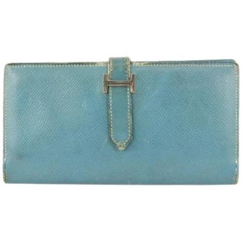 Tweedehands portemonnees Hermès Vintage , Blue , Dames