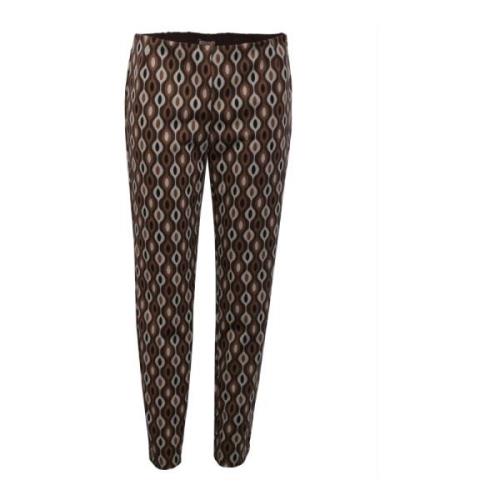 Smal gesneden broek Maliparmi , Brown , Dames