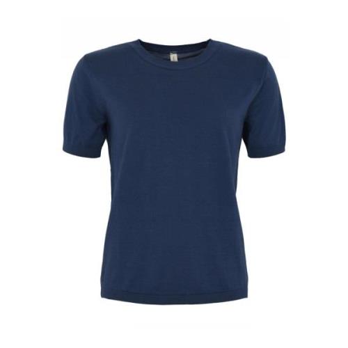 Zachte & Stijlvolle T-shirt Skovhuus , Blue , Dames