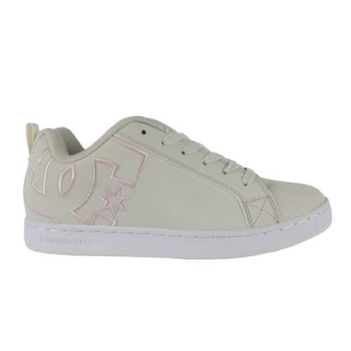 Trendy Mode Sneakers Vrouwen DC Shoes , White , Dames