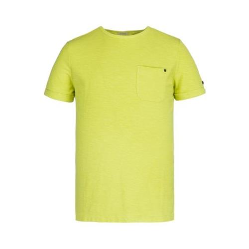 T-shirt kledingstuk geverfd Cast Iron , Yellow , Heren