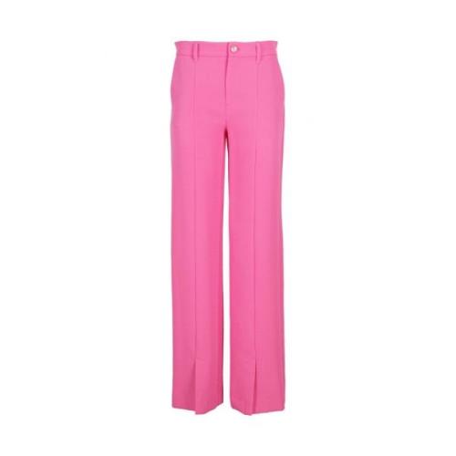 Wide Trousers Chiara Ferragni Collection , Pink , Dames