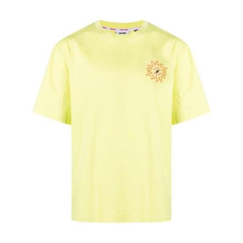 Coole Surfing Weirdo T-shirt Gcds , Yellow , Heren