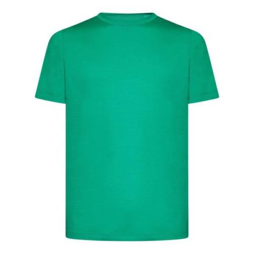 Men s kleding t-shirts Polos Green Ss23 Malo , Green , Heren