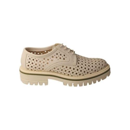 Laced Shoes Calce , Beige , Dames