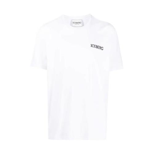 Stijlvolle Heren T-shirt Iceberg , White , Heren