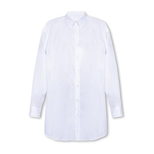 Katoenen shirt Maison Margiela , White , Heren