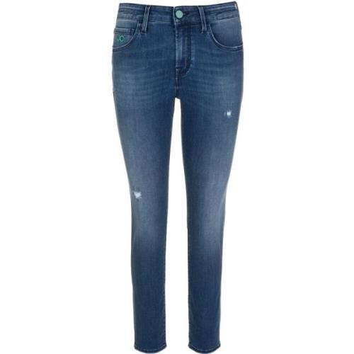 Flatterende Skinny Jeans Jacob Cohën , Blue , Dames