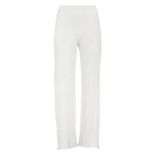 Straight Trousers Antonelli Firenze , White , Dames