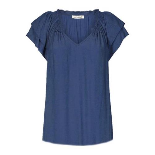 Stijlvol en Comfortabel T-Shirt Co'Couture , Blue , Dames