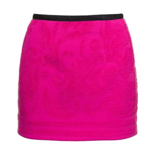 Jacquard Handdoeken Mini Rok Marine Serre , Pink , Dames