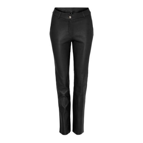 Slim-fit Trousers Notyz , Black , Dames