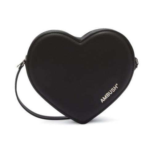 Zwarte Flat Heart Crossbody Ambush , Black , Dames